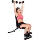 مقعد التمارين الرياضية بنش Marshal Fitness Weight Bench Flat Incline Decline Bench