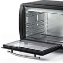 BLACK&DECKER Black+Decker 35L Double Glass Multifunction Toaster Oven with Rotisserie for Toasting/ Baking/ Broiling Black  TRO35RDG B5 2 Years Warranty