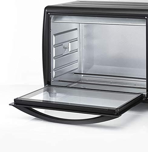 فرن كهربائي 70 لتر بلاك اند ديكر دبل جلاس 2200 واط Black+Decker Double Glass Multifunction Toaster Oven with Rotisserie