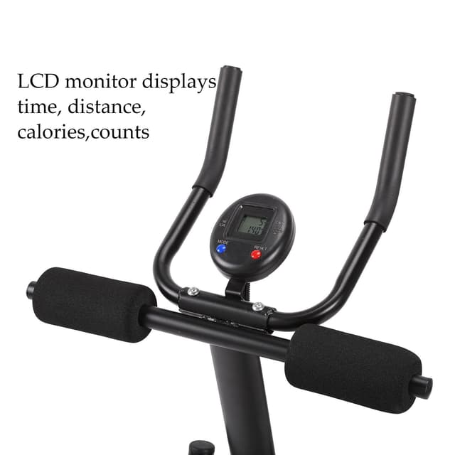 جهاز تمارين البطن قابل للطي أسود مارشال فتنس  Marshal Fitness Black Foldable Abdominal Coaster