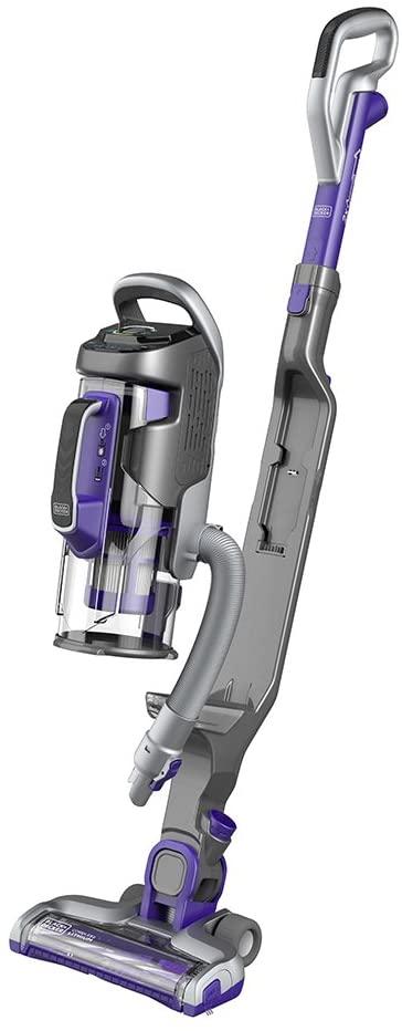 BLACK&amp;DECKER Black+Decker Multipower Pet Cordless 2 in 1 Stick Vacuum with Removeable Hand Vacuum Purple  CUA525BHP GB