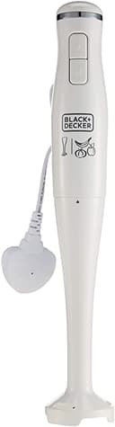خلاط يدوي 300 واط Black+Decker 300W 2 Speed Stick Hand Blender with Calibrated Beaker