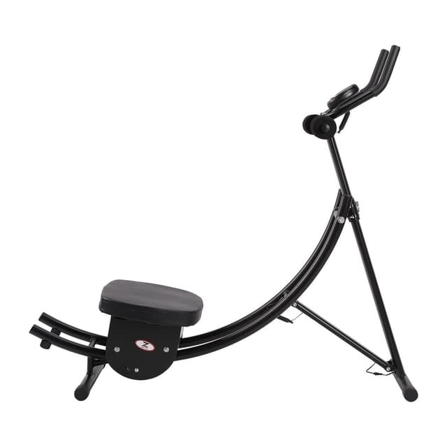 جهاز تمارين البطن قابل للطي أسود مارشال فتنس  Marshal Fitness Black Foldable Abdominal Coaster