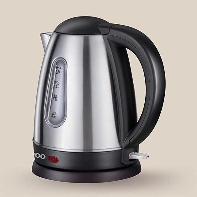 بويلر 1.7 لتر Daewoo Stainless Steel Electric Kettle with Dual Water