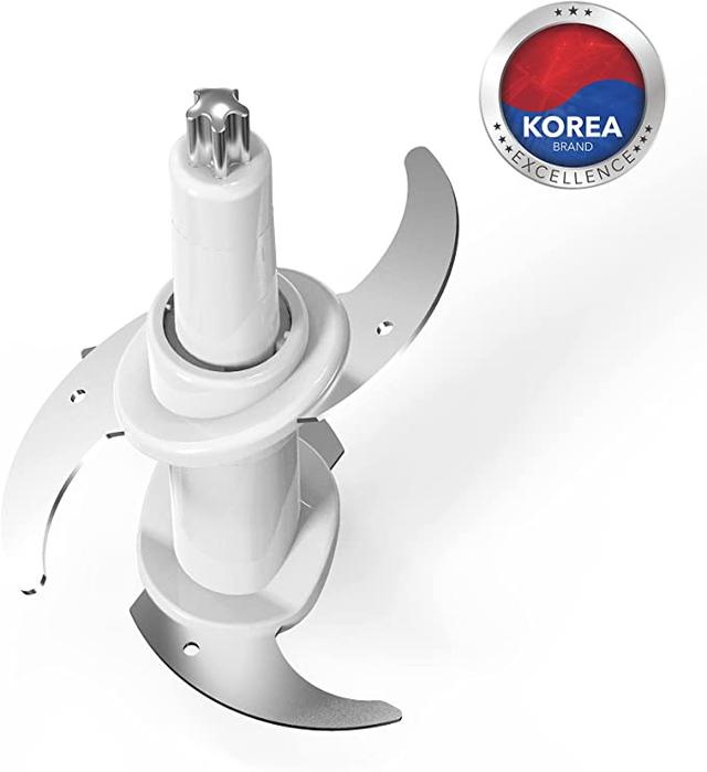 محضرة الطعام 500 واط Daewoo Food Chopper with Glass Bowl Quad Blade Mincer & Grinder Function