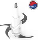 Daewoo 500W 1.8L Food Chopper with Glass Bowl, Quad Blade, Mincer & Grinder Function Korean Technology