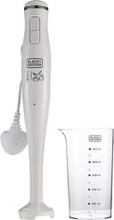 خلاط يدوي 300 واط Black+Decker 300W 2 Speed Stick Hand Blender with Calibrated Beaker