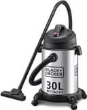 مكنسة بلاك اند ديكر برميل جاف ورطب 1610 واط Black+Decker Wet and Dry Vacuum Cleaner