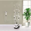 BLACK&amp;DECKER Black+Decker Garment Steamer with Double Pole 2000 W 2.4 Liter 3 Stage White/Grey  GST2000 B5 2 Years Warranty