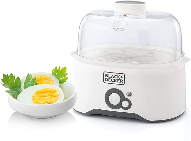 BLACK&DECKER Black+Decker 6 Piece Egg Cooker White  EG200 B6