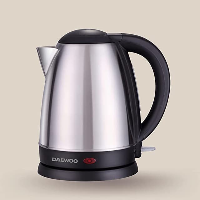 غلاية كهربائية 2200 واط Daewoo Stainless Steel Electric Kettle