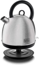 غلاية كهربائية 2200 واط Black+Decker Stainless Steel Cordless Dome Kettle