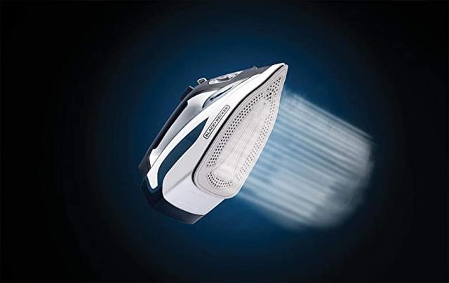 BLACK&amp;DECKER Black+Decker 2400W Steam Iron With Ceramic Soleplate Auto Shut Off Blue  X2150 B5 2 Years Warranty