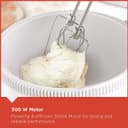 خلاط يدوي 300 واط Black+Decker 5 Speed Multifunction Bowl And Stand Mixer