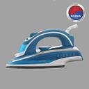 Daewoo 2200W Steam Iron with Ceramic Soleplate, Anti-Drip, Anti-Calc, Auto Shut-Off, Self Clean, Spray & Steam Function Korean Technology - SW1hZ2U6MTY4MjUy