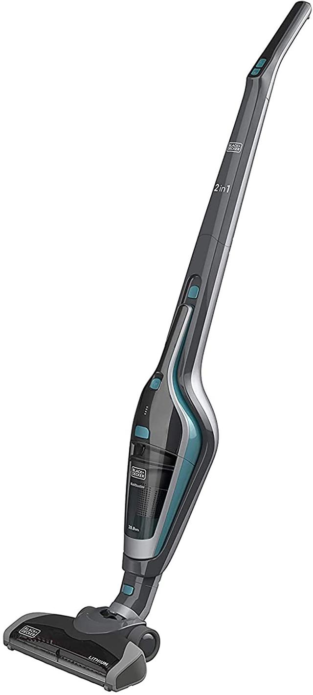 BLACK&DECKER Black+Decker 14.4V 28.8Wh 2 In 1 Cordless Stick Vacuum Cleaner Handheld Vacuum Cleaner with Docking Station Black  SVA420B B5 2 Year Warranty