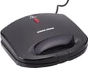 BLACK&amp;DECKER Black+Decker 600W 2 Slice Non Stick Sandwich Maker Black  TS1000 B5 2 Years Warranty