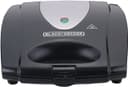 BLACK&amp;DECKER Black+Decker 4 Slot Sandwich Maker 1400W Black  TS4080 B5 2 Years Warranty