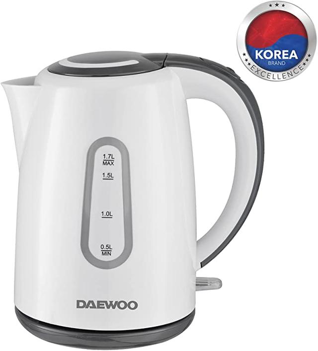 غلاية مياه كهربائية 2200 واط Daewoo 1.7 Liter Electric Kettle Korean Technology - SW1hZ2U6MTY4MjMx