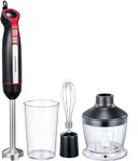 خلاط يدوي 400 واط Daewoo 4-in-1 Stainless Steel Hand Blender with Chopper and Whisk - SW1hZ2U6MTY4MTU0