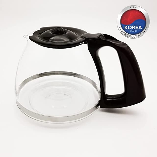 Daewoo Coffee Machine 10 Cup Coffee Maker for Drip Coffee and Espresso with 1.25L Glass Carafe 800W Korean Technology