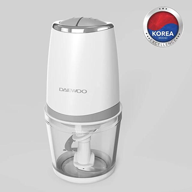 محضرة الطعام 500 واط Daewoo Food Chopper with Glass Bowl Quad Blade Mincer & Grinder Function