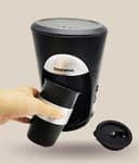 ماكينة قهوة 500واط Daewoo Portable Coffee Machine Single Cup Coffee Maker for Drip Coffee and Espresso with Travel Mug Korean Technology DCM9010