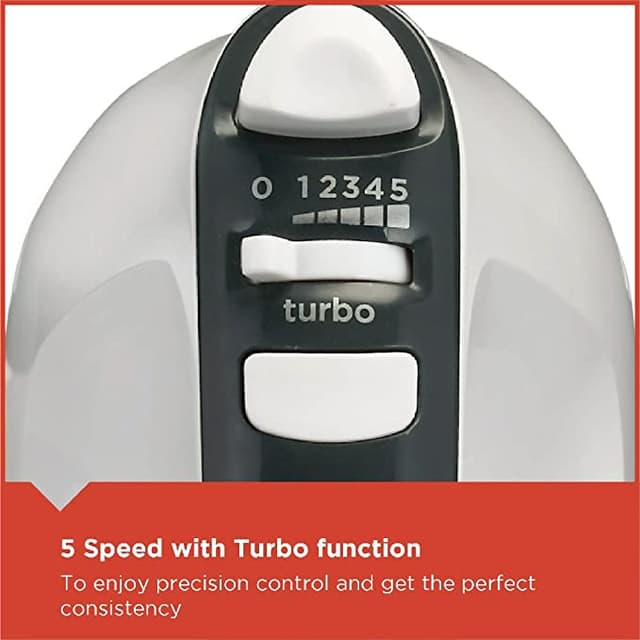 خلاط يدوي 300 واط Black+Decker 5 Speed Multifunction Bowl And Stand Mixer