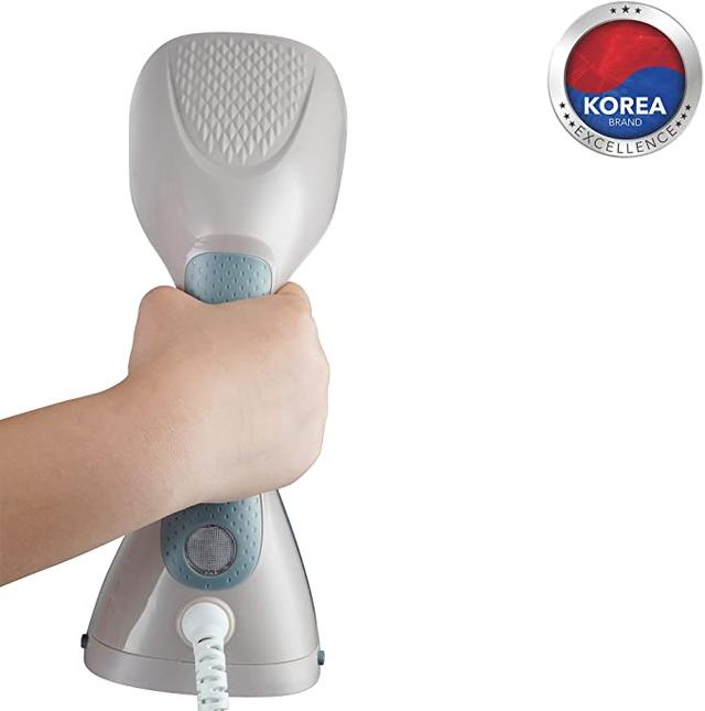 Daewoo Handheld Portable Garment Steamer with Cloth & Lint Brush Korean Technology DGS8280C Champagn e جهاز بخار الملابس 1400 واط - SW1hZ2U6MTY4MTMw