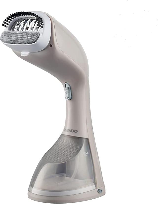 Daewoo Handheld Portable Garment Steamer with Cloth & Lint Brush Korean Technology DGS8280C Champagn e جهاز بخار الملابس 1400 واط - SW1hZ2U6MTY4MTI0