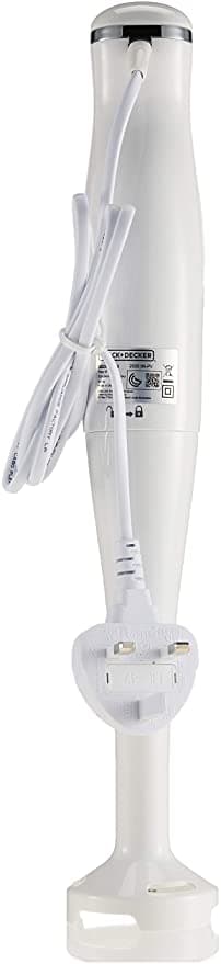 خلاط يدوي 300 واط Black+Decker 300W 2 Speed Stick Hand Blender with Calibrated Beaker