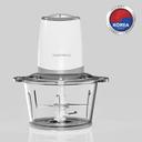 Daewoo 500W 1.8L Food Chopper with Glass Bowl, Quad Blade, Mincer & Grinder Function Korean Technology