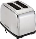 BLACK&amp;DECKER Black+Decker 2 Slice Cool Touch Bread Toaster White  ET222 B5 2 Year Warranty