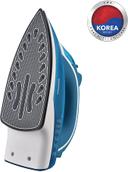 مكواة كهربائية بالبخار 2200 واط Daewoo Steam Iron with Ceramic Soleplate Anti-Drip Anti-Calc Auto Shut-Off Self Clean Spray & Steam Function