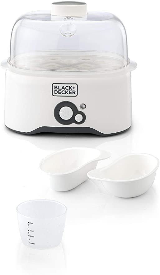 BLACK&DECKER Black+Decker 6 Piece Egg Cooker White  EG200 B6