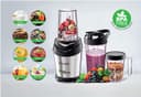 خلاط سموثي يدوي 600 واط Black+Decker NutriMaster Blender/Smoothie Maker  3 Jars with Lids - 128817