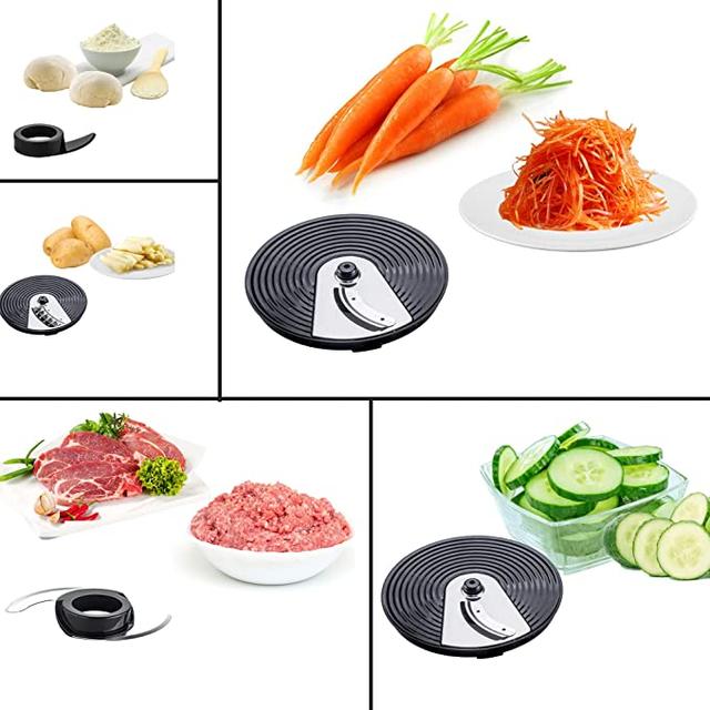 جهاز تحضير الطعام 450 واط Daewoo Food Processor 15 Functions 7-in-1