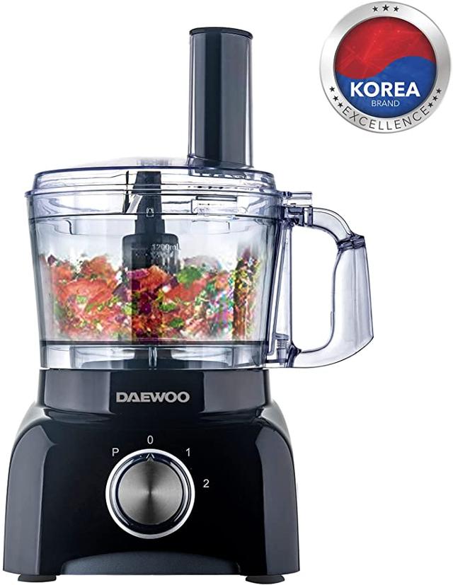 جهاز تحضير الطعام 450 واط Daewoo Food Processor 15 Functions 7-in-1 - SW1hZ2U6MTY4MTEx