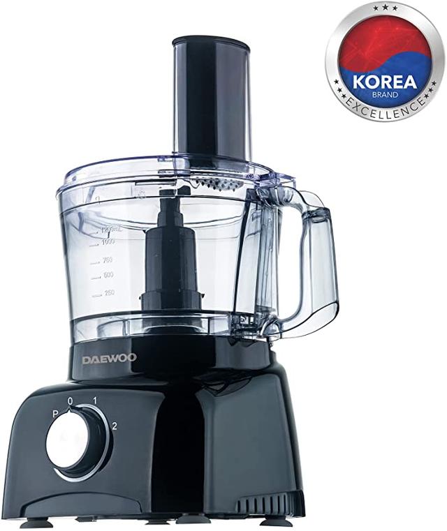 جهاز تحضير الطعام 450 واط Daewoo Food Processor 15 Functions 7-in-1 - SW1hZ2U6MTY4MTE1