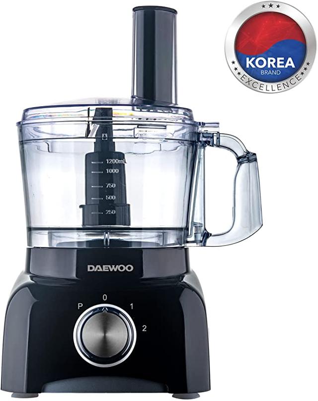 جهاز تحضير الطعام 450 واط Daewoo Food Processor 15 Functions 7-in-1