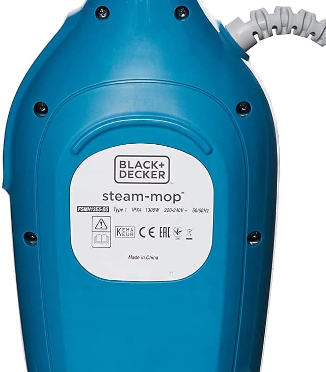 ممسحة بخار للأرضيات 1300 واط Black+Decker Steam Mop with Superheated Steam with 5 Accessories Swivel Head