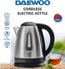 بويلر 1.7 لتر Daewoo Stainless Steel Electric Kettle with Dual Water