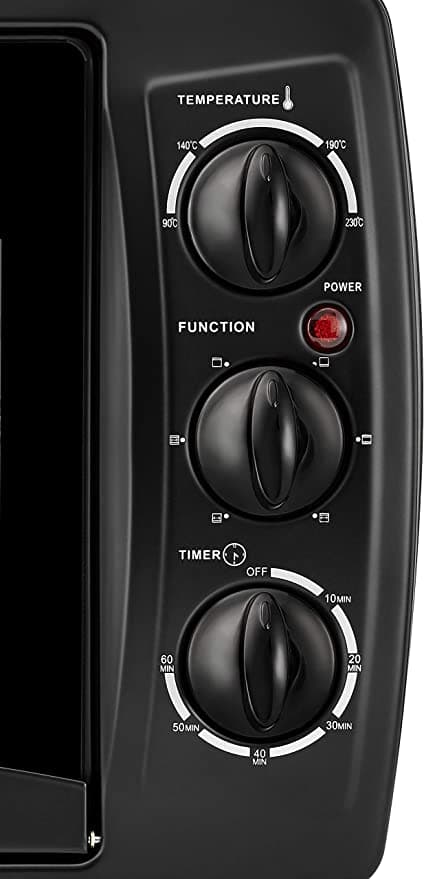 Black&Decker Black+Decker 19l Double Glass Multifunction Toaster Oven With Rotisserie For Toasting/ Baking/ Broiling Black Tro19rdg B5 2 Years Warranty