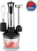 Daewoo 600W 4-in-1 Stainless Steel Hand Blender with Chopper and Whisk Korean Technology - SW1hZ2U6MTY4MTc1