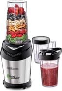 خلاط سموثي يدوي 600 واط Black+Decker NutriMaster Blender/Smoothie Maker  3 Jars with Lids - 258321