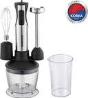 Daewoo 600W 4-in-1 Stainless Steel Hand Blender with Chopper and Whisk Korean Technology - SW1hZ2U6MTY4MTcz