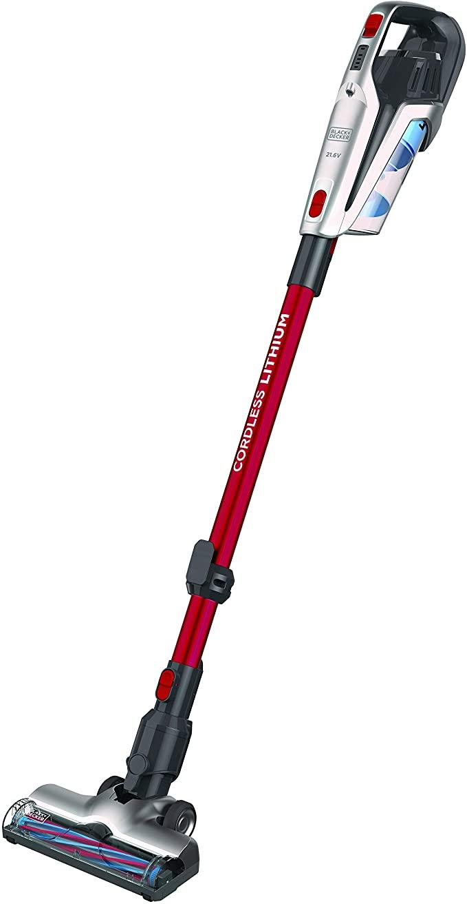 مكنسة يدوية لاسلكية 21.6 فولت Black+Decker  2Ah Li-Ion 500ml 3-in-1 Cordless Stick Vacuum with Jack Plug Charger