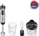 Daewoo 600W 4-in-1 Stainless Steel Hand Blender with Chopper and Whisk Korean Technology - SW1hZ2U6MTY4MTcx