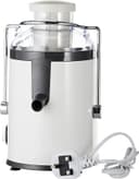 عصارة بطيئة للفواكه 400 واط 1.3 لتر أبيض بلاك اند ديكر Black+Decker White 1.3L 400W Juicer Extractor With Wide Chute