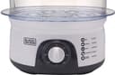 BLACK&amp;DECKER Black+Decker 775W 10 Liter 3 Tier Food Steamer with Timer White  HS6000 B5 2 Years Warranty